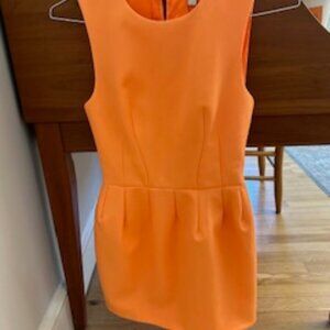 New size small Cameo tangerine short dress.